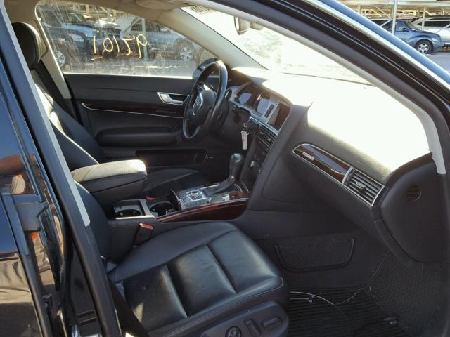WAUBVAFB9AN069697 - 2010 AUDI A6 PRESTIG შავი ფოტო 5