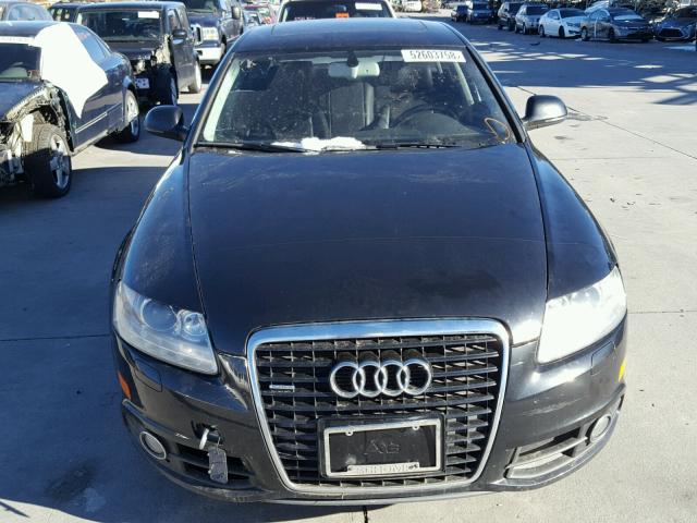 WAUBVAFB9AN069697 - 2010 AUDI A6 PRESTIG შავი ფოტო 9