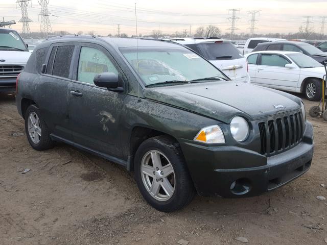 1J8FF47W97D138089 - 2007 JEEP COMPASS GREEN photo 1