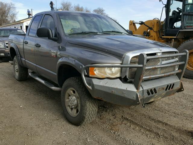 3D7KU28CX4G241191 - 2004 DODGE RAM 2500 S GRAY photo 1