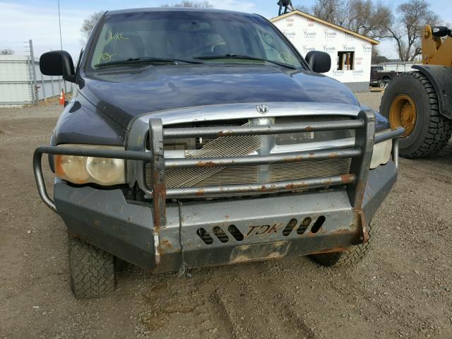 3D7KU28CX4G241191 - 2004 DODGE RAM 2500 S GRAY photo 9