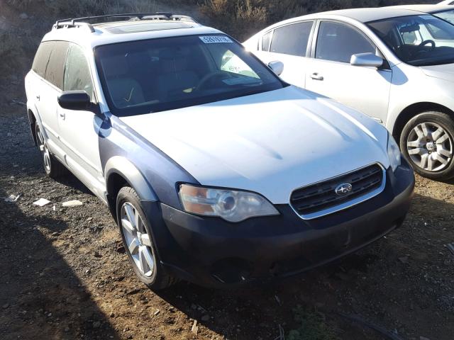 4S4BP62C667355801 - 2006 SUBARU LEGACY OUT WHITE photo 1