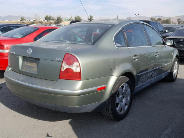 WVWRH63B11P294498 - 2001 VOLKSWAGEN PASSAT GLX 绿色 照片 4