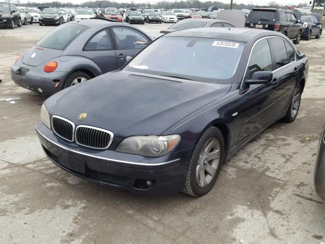 WBAHL83586DT02652 - 2006 BMW 750 I BLUE photo 2