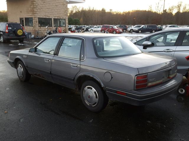 1G3AL54N1M6335723 - 1991 OLDSMOBILE CUTLASS CI GRAY photo 3