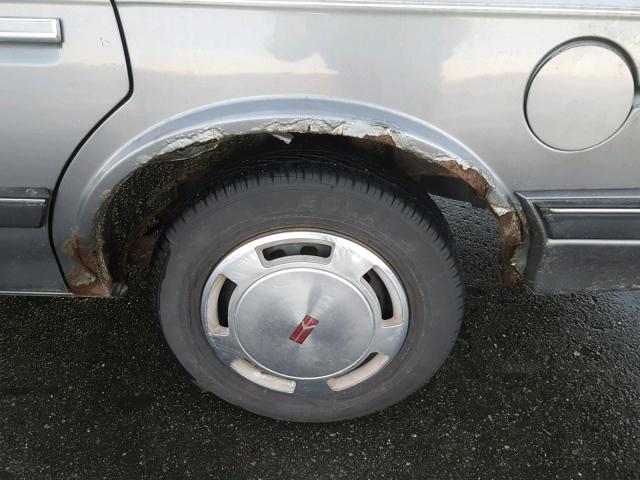 1G3AL54N1M6335723 - 1991 OLDSMOBILE CUTLASS CI GRAY photo 9