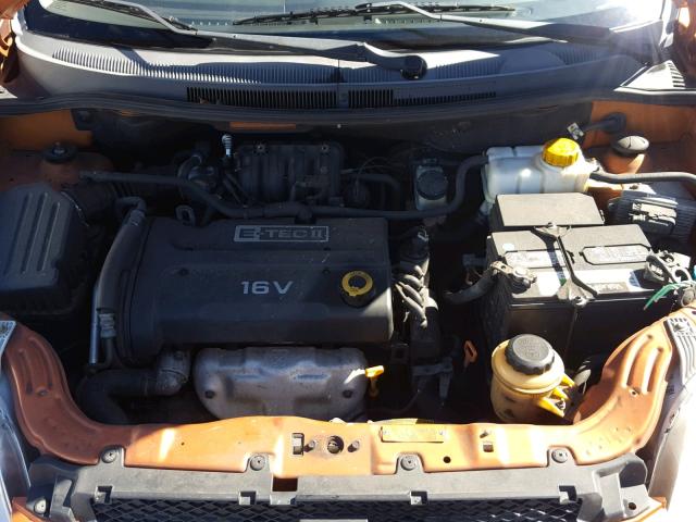 KL1TD56618B066977 - 2008 CHEVROLET AVEO BASE Қызғылт сары фото 7