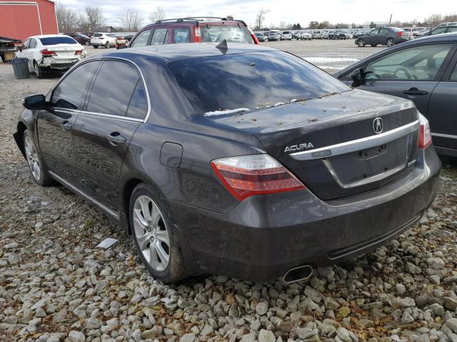 JH4KB2F37AC800079 - 2010 ACURA RL ნაცრისფერი ფოტო 3