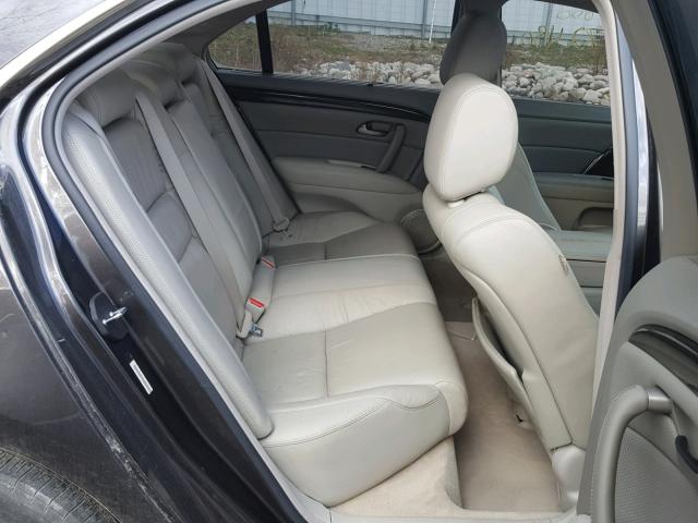 JH4KB2F37AC800079 - 2010 ACURA RL ნაცრისფერი ფოტო 6