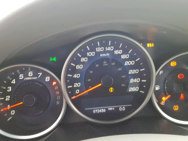 JH4KB2F37AC800079 - 2010 ACURA RL ნაცრისფერი ფოტო 8