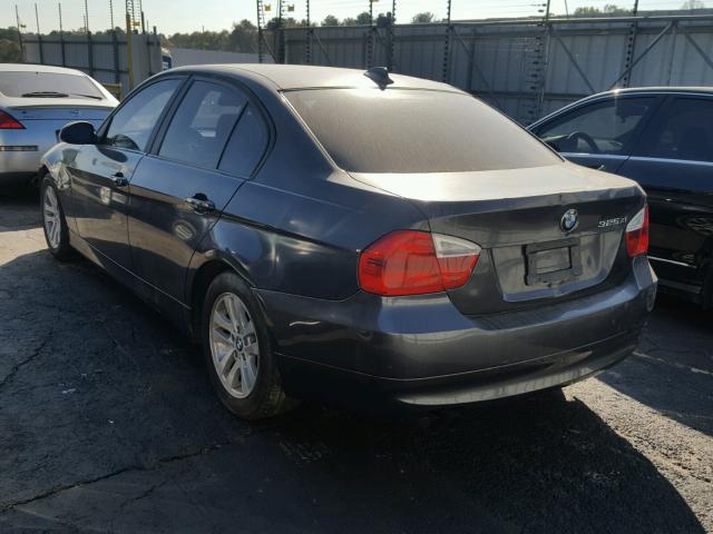 WBAVD13586KV00750 - 2006 BMW 325 XI GRAY photo 3