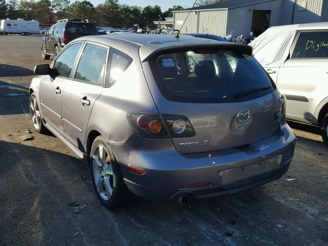 JM1BK143541175843 - 2004 MAZDA 3 HATCHBAC GRAY photo 3