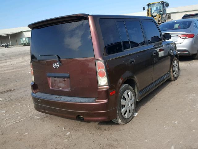 JTLKT324064121165 - 2006 TOYOTA SCION XB Bordeaux Foto 4