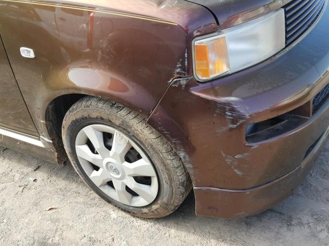 JTLKT324064121165 - 2006 TOYOTA SCION XB Bordeaux Foto 9