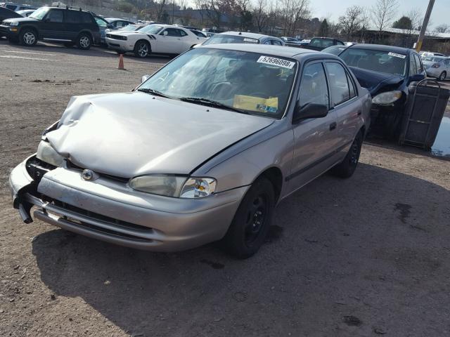 1Y1SK5487XZ424356 - 1999 CHEVROLET GEO PRIZM 棕色 照片 2