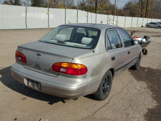 1Y1SK5487XZ424356 - 1999 CHEVROLET GEO PRIZM 棕色 照片 4