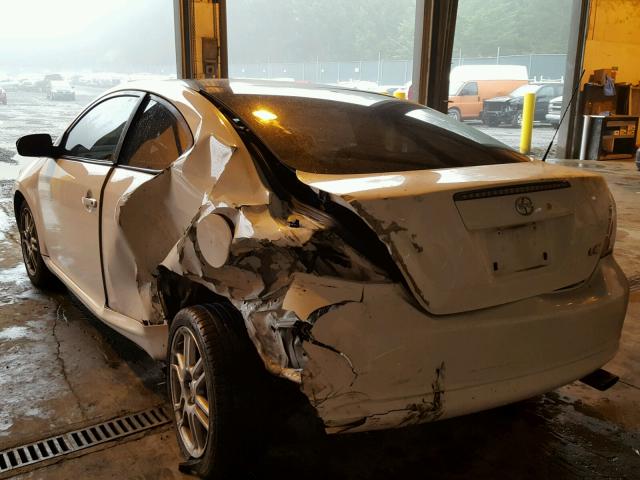 JTKDE167X80224877 - 2008 TOYOTA SCION TC WHITE photo 3