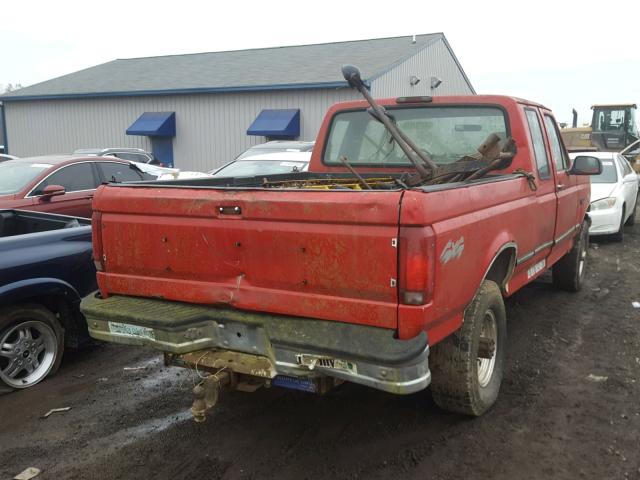 1FTHX26G8TEB76834 - 1996 FORD F250 RED photo 4