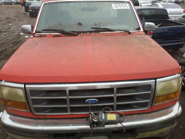 1FTHX26G8TEB76834 - 1996 FORD F250 RED photo 7