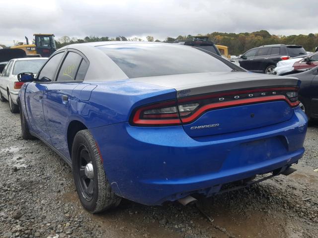 2C3CDXAT9FH928188 - 2015 DODGE CHARGER PO TWO TONE photo 3