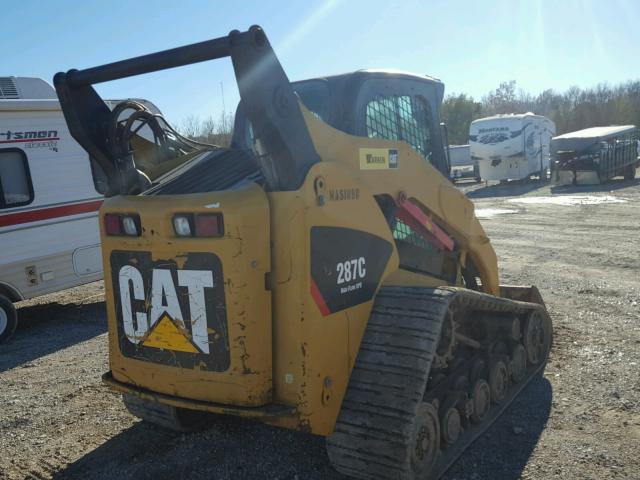 CAT0287CEMAS01898 - 2008 CATERPILLAR 287C TRACK YELLOW photo 4