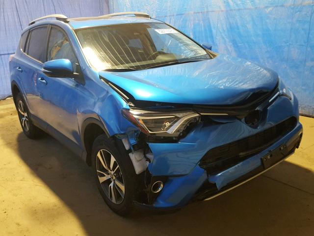 2T3RFREV7JW791882 - 2018 TOYOTA RAV4 ADVEN BLUE photo 1