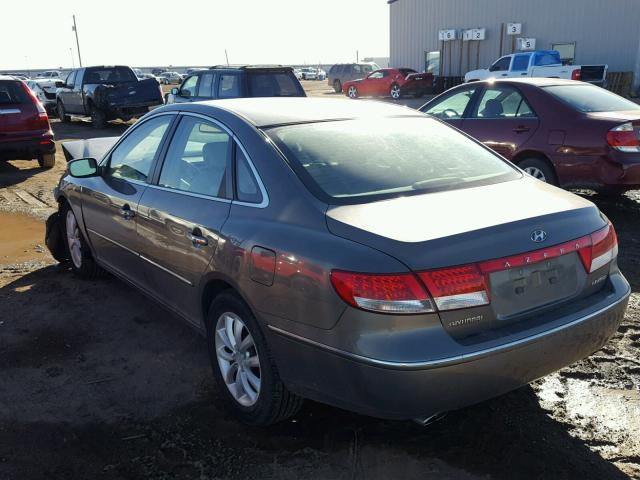 KMHFC46F67A176992 - 2007 HYUNDAI AZERA SE TURQUOISE photo 3