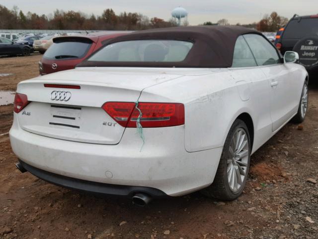 WAUTFAFH1AN023979 - 2010 AUDI A5 PRESTIG WHITE photo 4