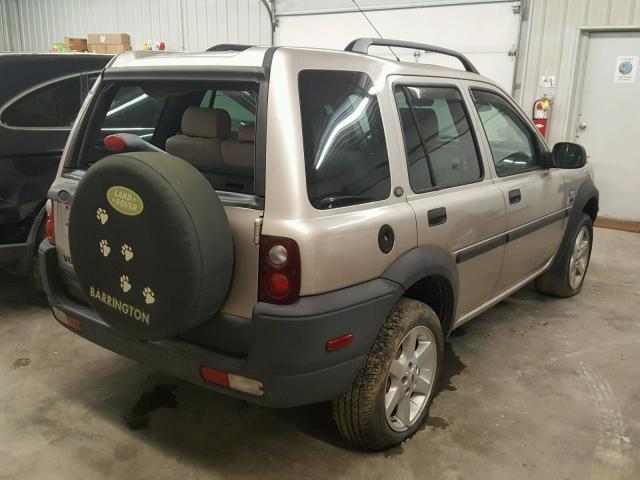 SALNE22262A396524 - 2002 LAND ROVER FREELANDER TAN photo 4