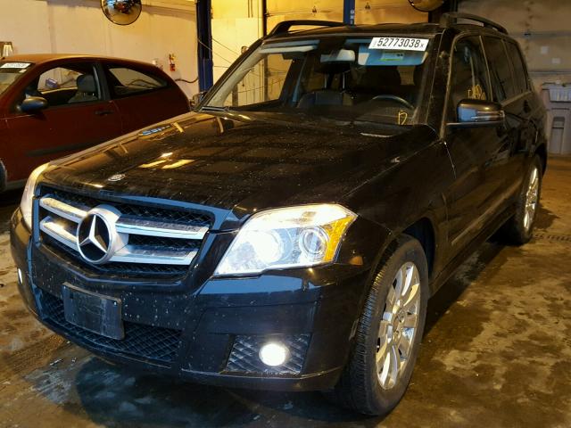 WDCGG8HB5CF874063 - 2012 MERCEDES-BENZ GLK 350 4M BLACK photo 2