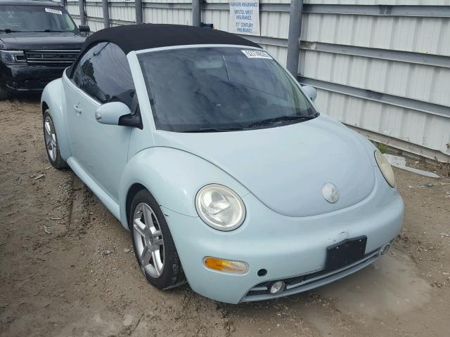 3VWCD31Y75M307514 - 2005 VOLKSWAGEN NEW BEETLE 蓝色 照片 1