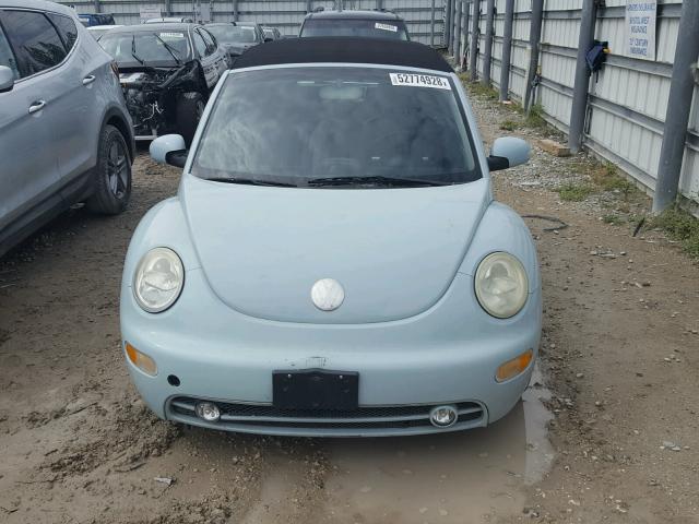 3VWCD31Y75M307514 - 2005 VOLKSWAGEN NEW BEETLE 蓝色 照片 9