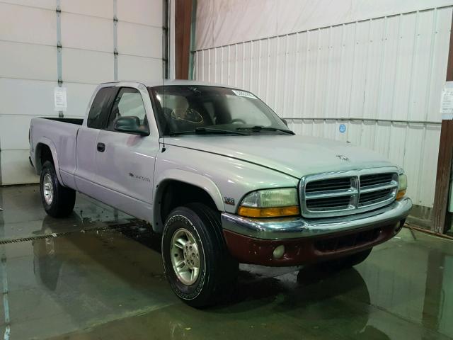 1B7GG22Y8XS143060 - 1999 DODGE DAKOTA GRAY photo 1