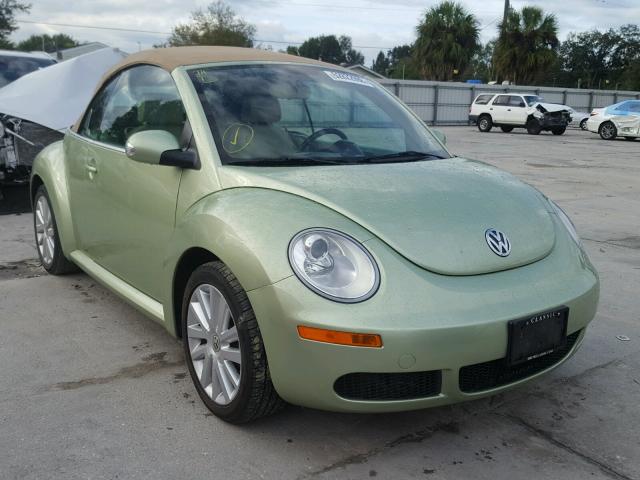 3VWRF31Y28M411806 - 2008 VOLKSWAGEN NEW BEETLE 绿色 照片 1
