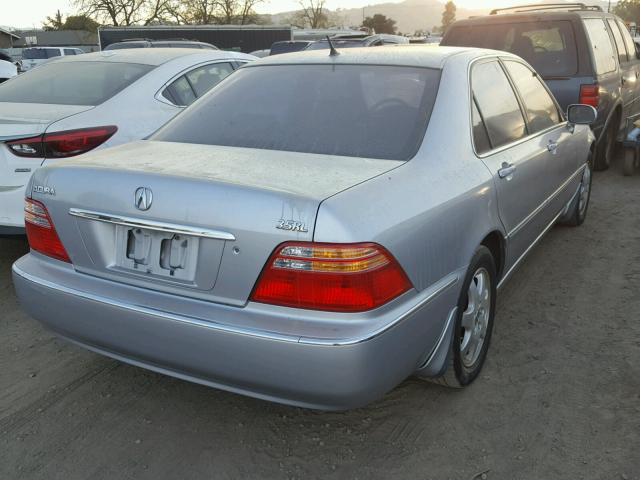 JH4KA96502C004918 - 2002 ACURA 3.5RL SILVER photo 4