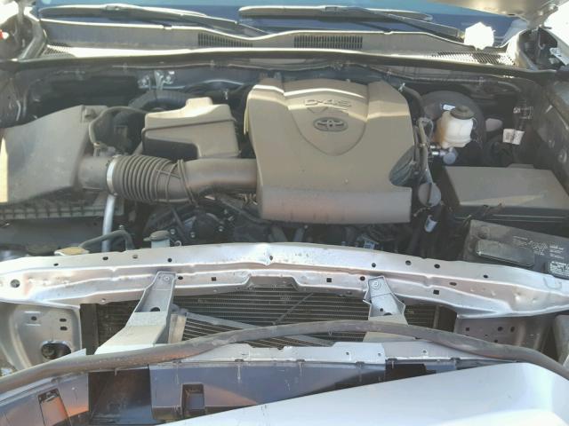 5TFAZ5CN3GX007220 - 2016 TOYOTA TACOMA DOU SILVER photo 7