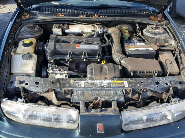 1G8ZK8277VZ104279 - 1997 SATURN SW2 GREEN photo 7