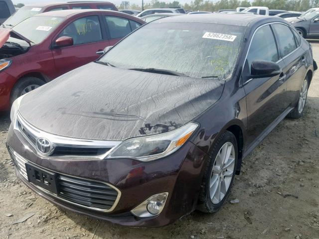 4T1BK1EB3DU075126 - 2013 TOYOTA AVALON BAS PURPLE photo 2