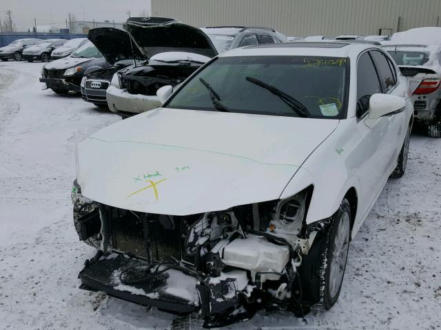 JTHCE1BL6D5013273 - 2013 LEXUS GS 350 WHITE photo 2