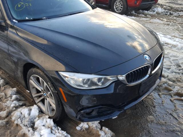 WBA3N5C50FK198382 - 2015 BMW 428 XI BLACK photo 9