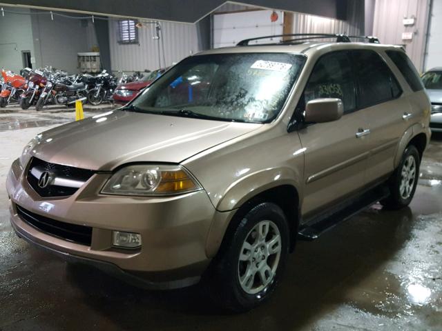 2HNYD18994H552494 - 2004 ACURA MDX TOURIN BEIGE photo 2