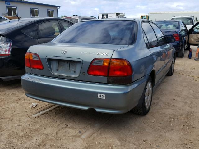 2HGEJ6610YH533223 - 2000 HONDA CIVIC BASE GREEN photo 4