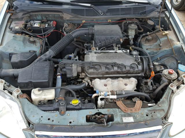 2HGEJ6610YH533223 - 2000 HONDA CIVIC BASE GREEN photo 7