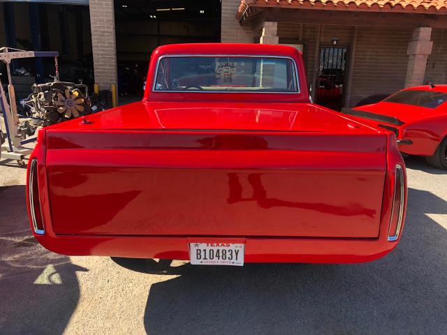 CE10DZA24887 - 1969 GMC PICK UP RED photo 7