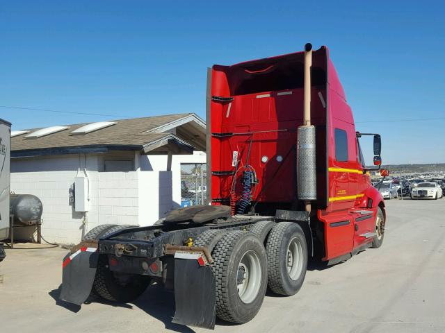 3HSDJSJR1DN179015 - 2013 INTERNATIONAL PROSTAR RED photo 4