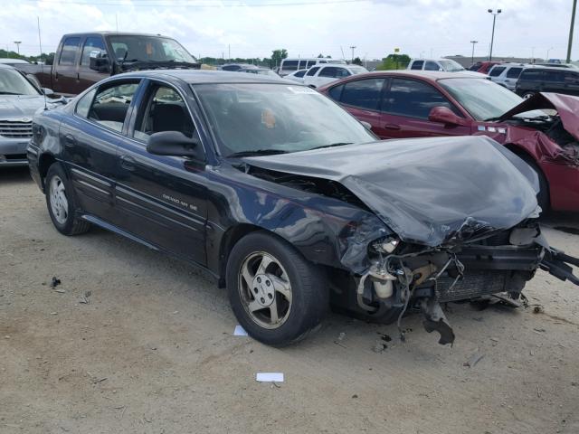 1G2NF52E7YC505316 - 2000 PONTIAC GRAND AM S Սև լուսանկար 1