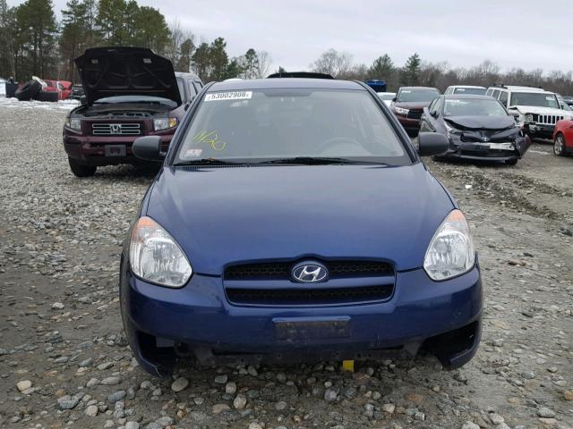 KMHCM3AC8BU207366 - 2011 HYUNDAI ACCENT GL BLUE photo 9