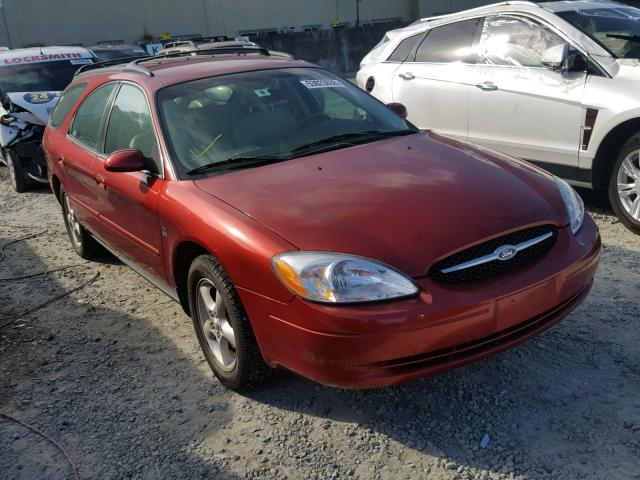 1FAFP58S9YA215090 - 2000 FORD TAURUS RED photo 1