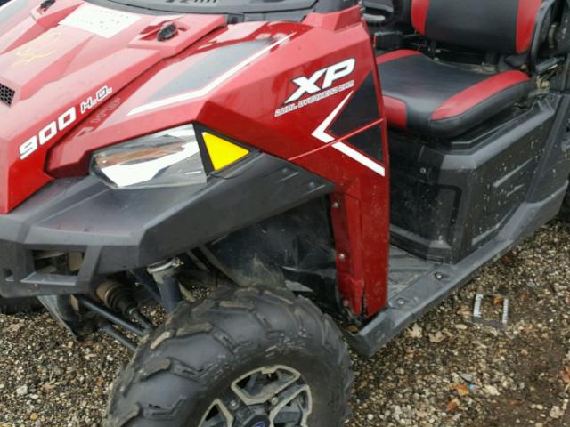 4XARTU870GT132750 - 2016 POLARIS RANGER XP MAROON photo 9