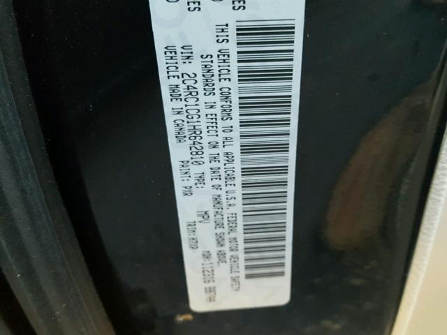 2C4RC1CG1HR642810 - 2017 CHRYSLER PACIFICA L 黑色 照片 10